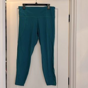 Athleta 1X Teal Lightening Tight